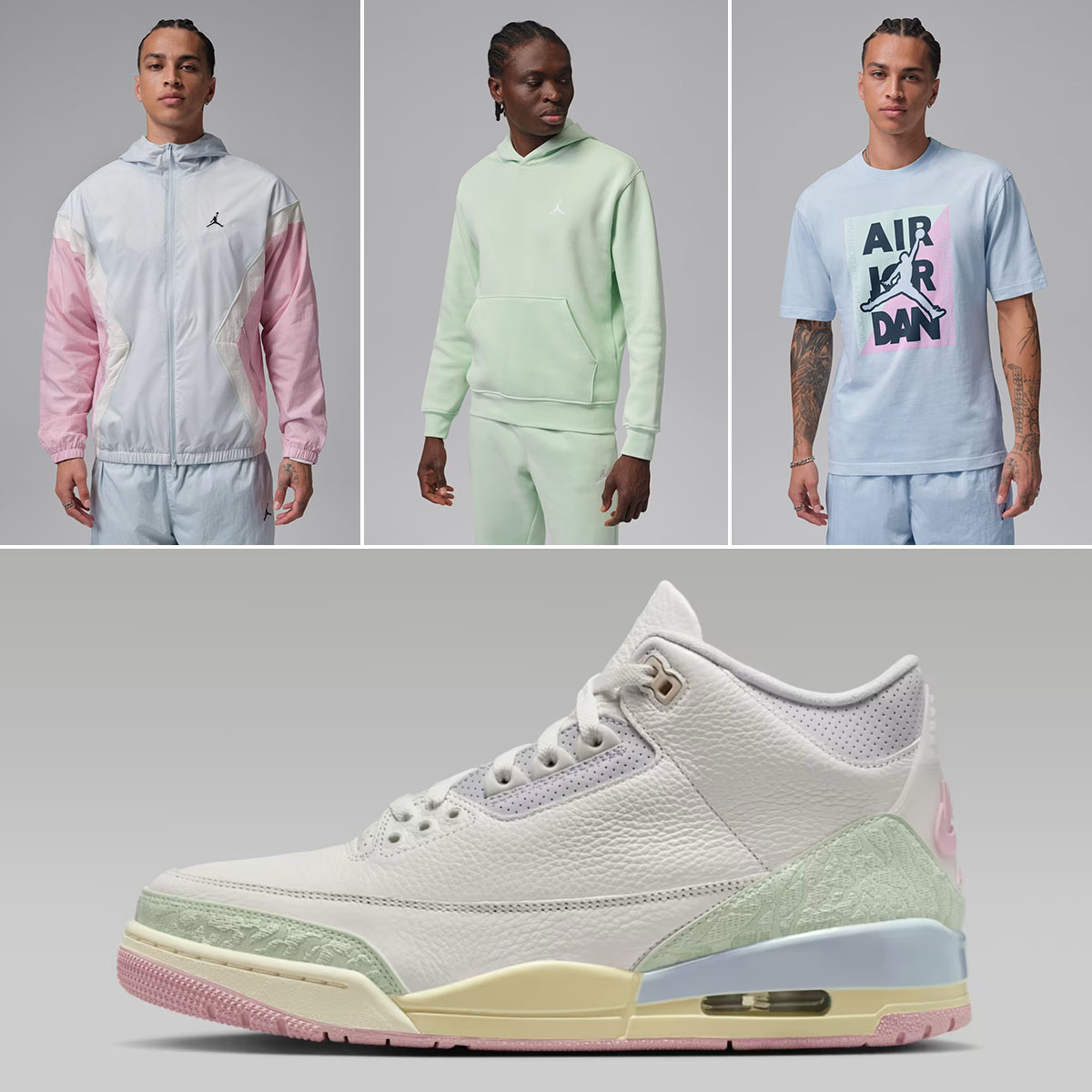 Air Jordan 3 Spring is in the Air Sneaker Outfits