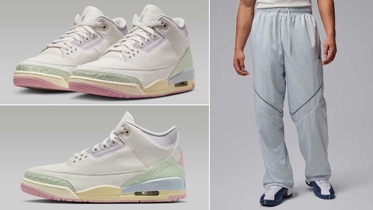 Air Jordan 3 Spring is in the Air x Jordan Brooklyn Mens Draft Pants