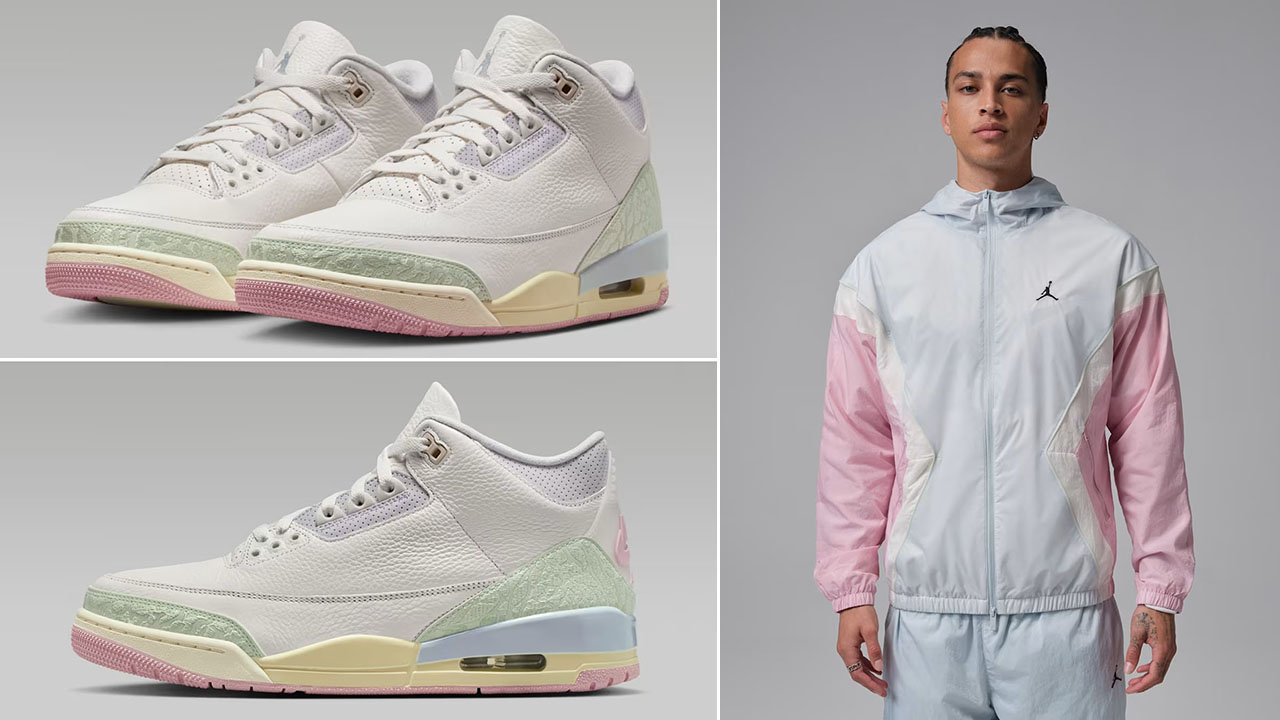 Air Jordan 3 Spring is in the Air x Jordan Brooklyn Men's Hooded Draft Jacket