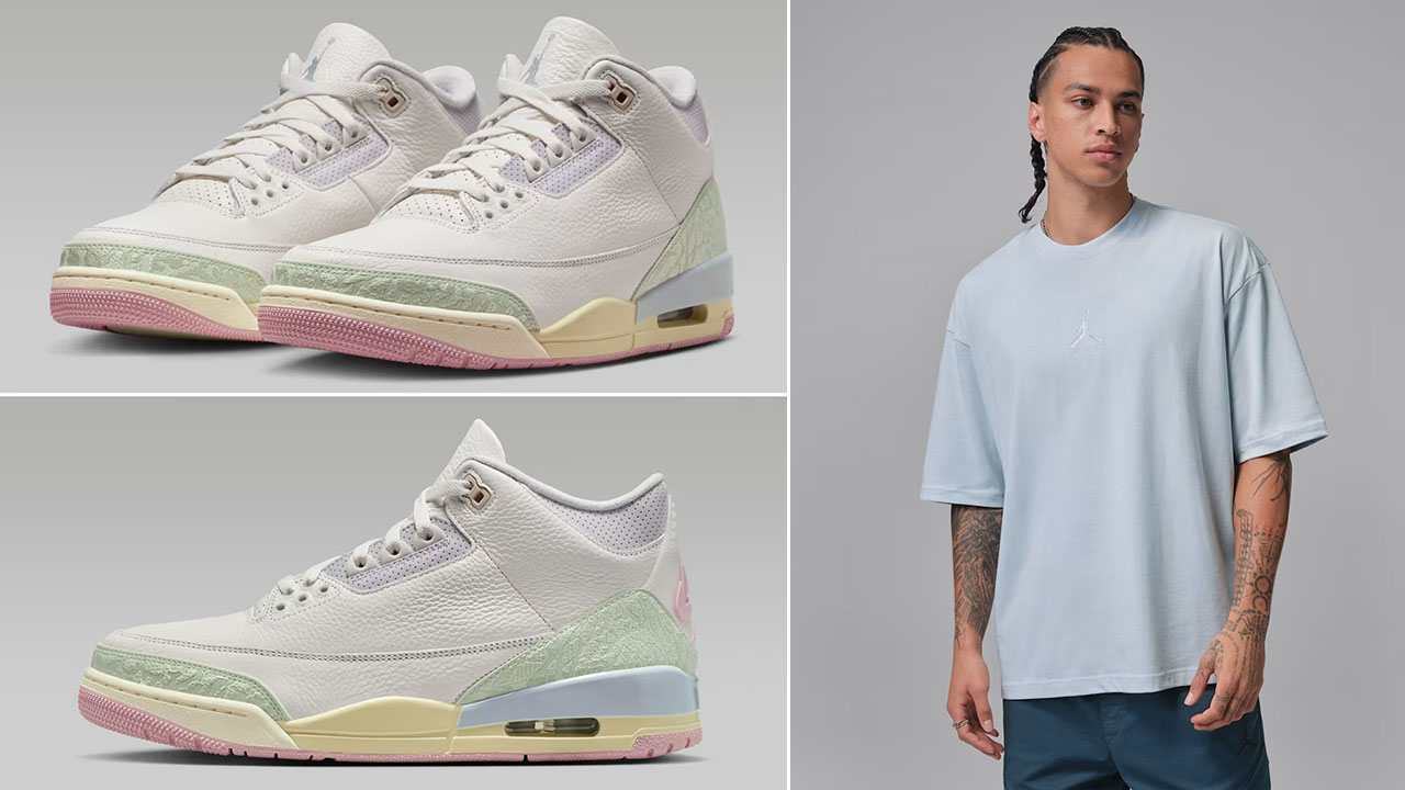 Air Jordan 3 Spring is in the Air x Jordan Flight Essentials Men’s Oversized T-Shirt