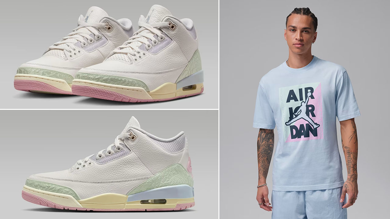 Air Jordan 3 Spring is in the Air x Jordan HBR Jumpman Graphic T Shirt