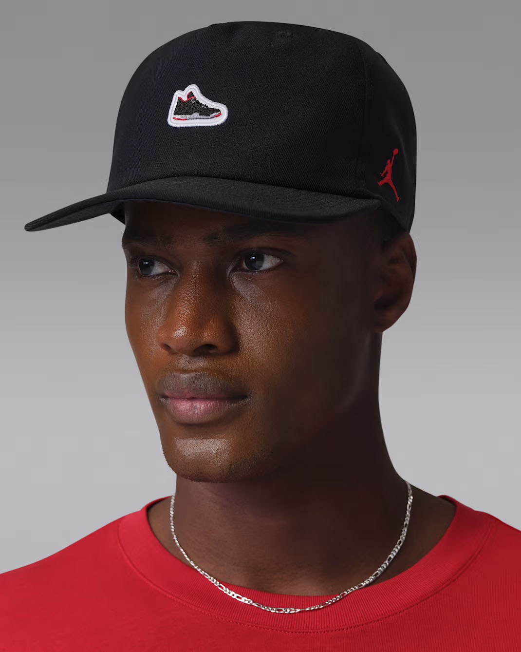 Air Jordan 4 Bred Sneaker Patch Black Hat 2