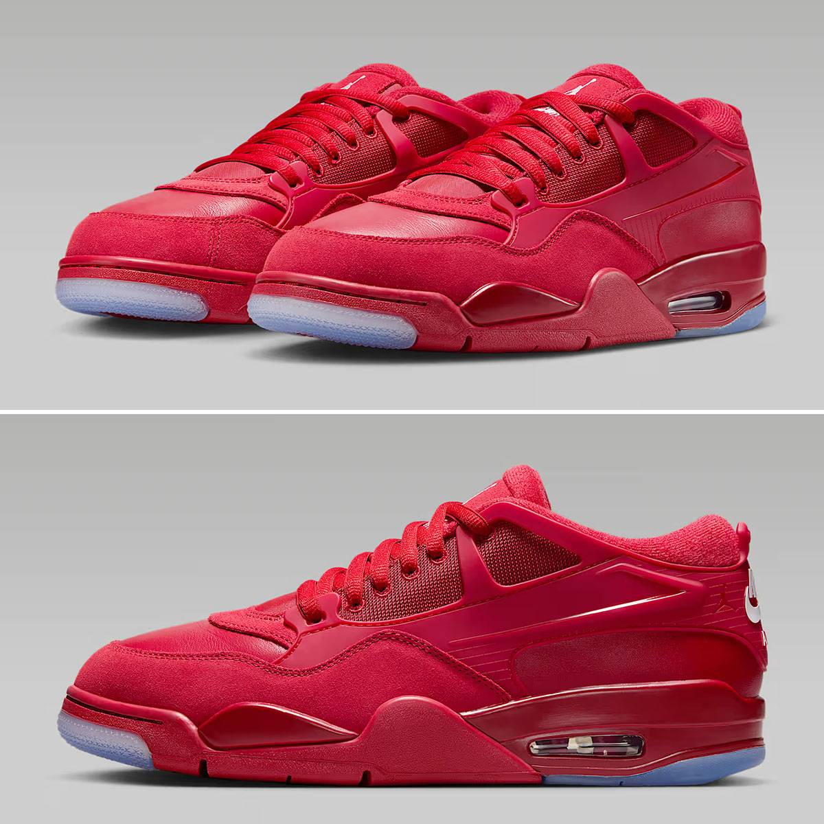 Air Jordan 4 RM Varsity Red Blue Tint Black White Mens Shoes FQ7939-601