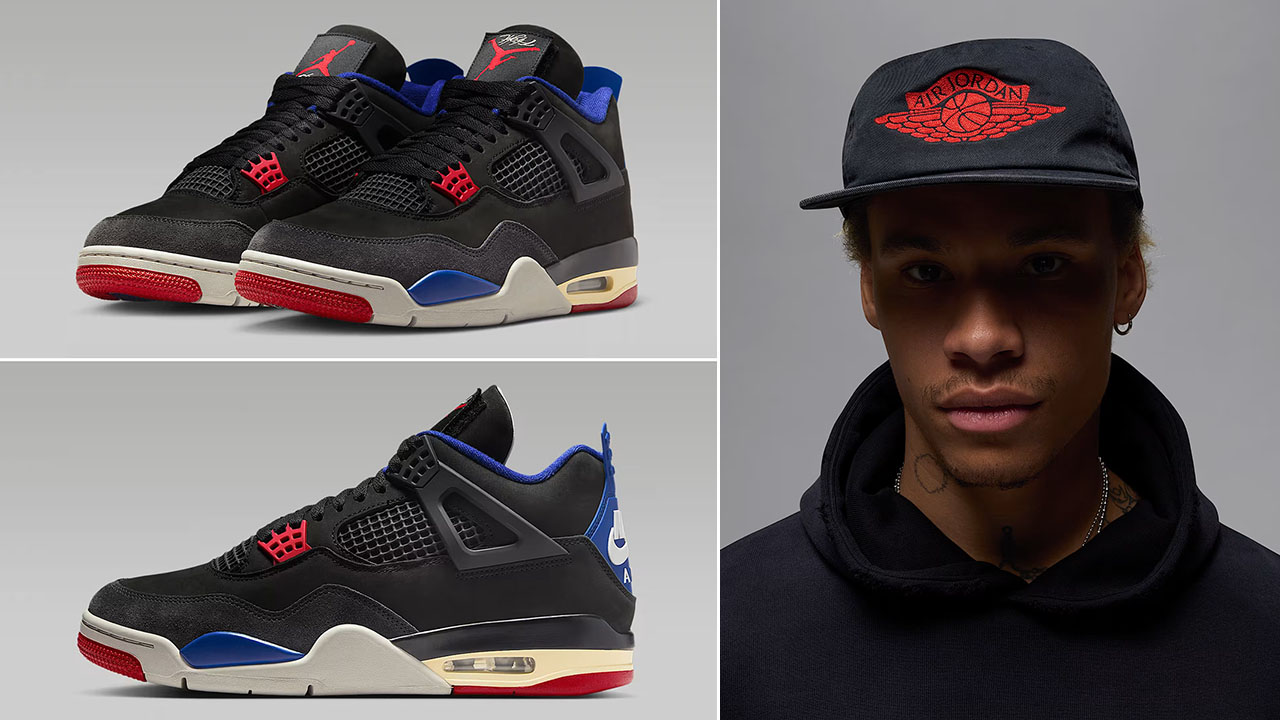 Air Jordan 4 Rare Air Shoes and Hat