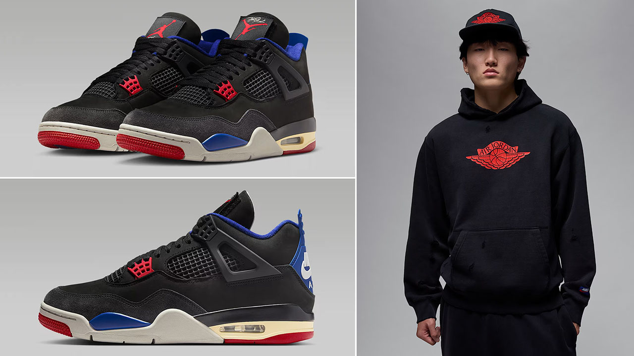 Air Jordan 4 Rare Air Shoes and Hoodie