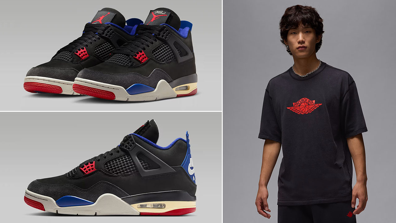 Air Jordan 4 Rare Air Shoes and Shirt
