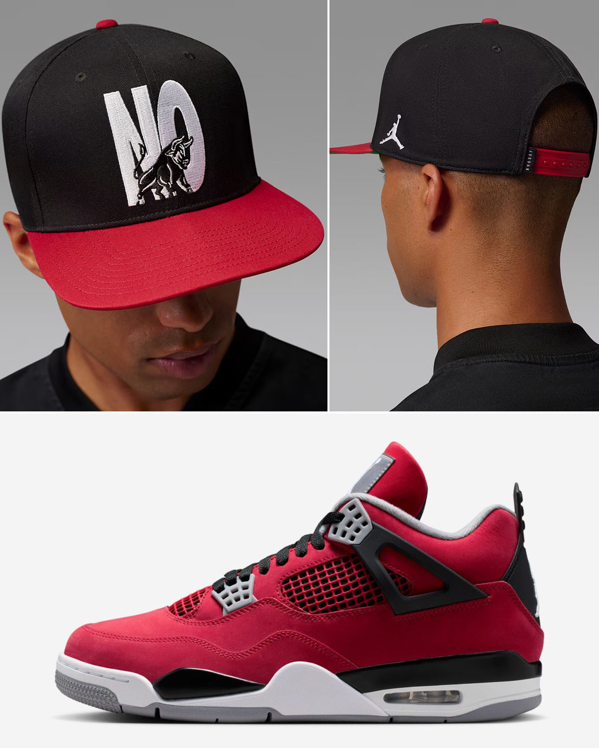 Air Jordan 4 Toro Bravo 2026 No Bull Snapback Hat to Match Sneakers