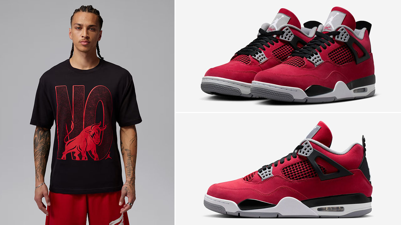 Air Jordan 4 Toro Bravo 2026 Shirt to Match Sneakers