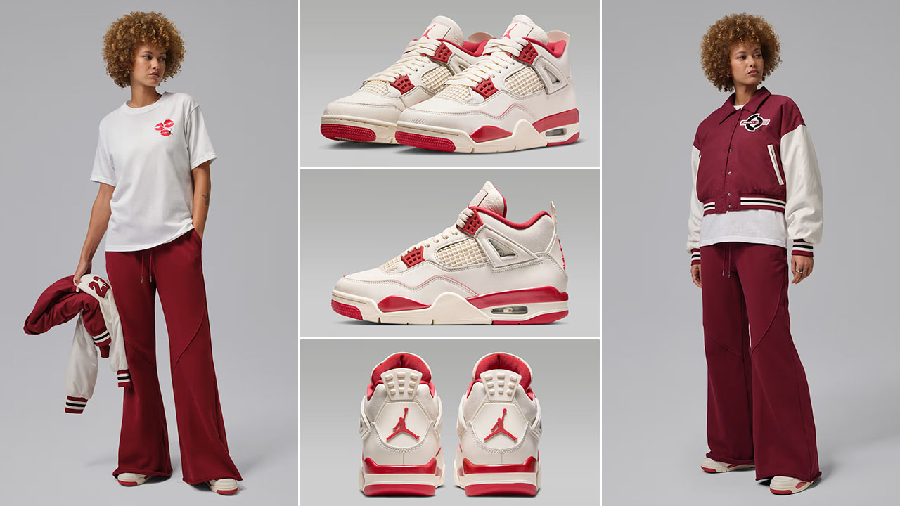 Air Jordan 4 Valentines Day 2026 Sneakers Outfits