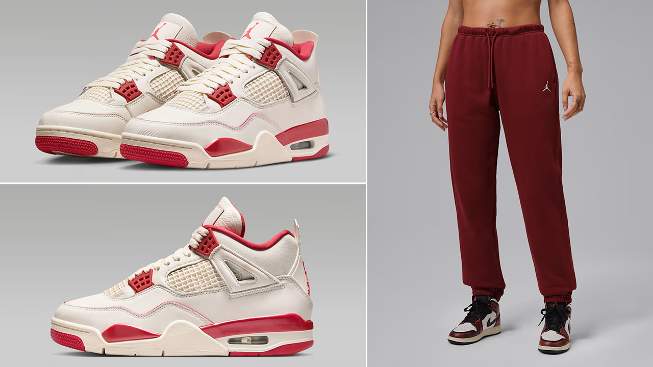 air jordan 4 fire red outfits