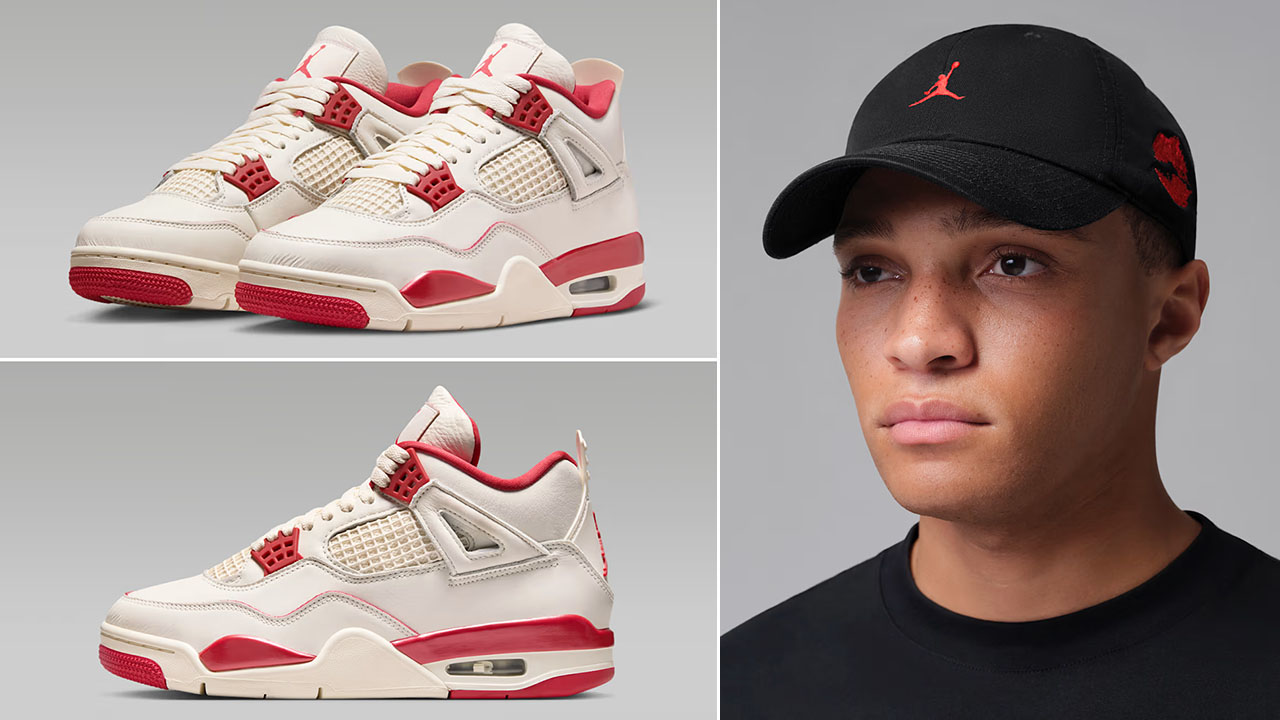 Air Jordan 4 Valentines Day 2026 x Jordan With Love Club Cap Hat