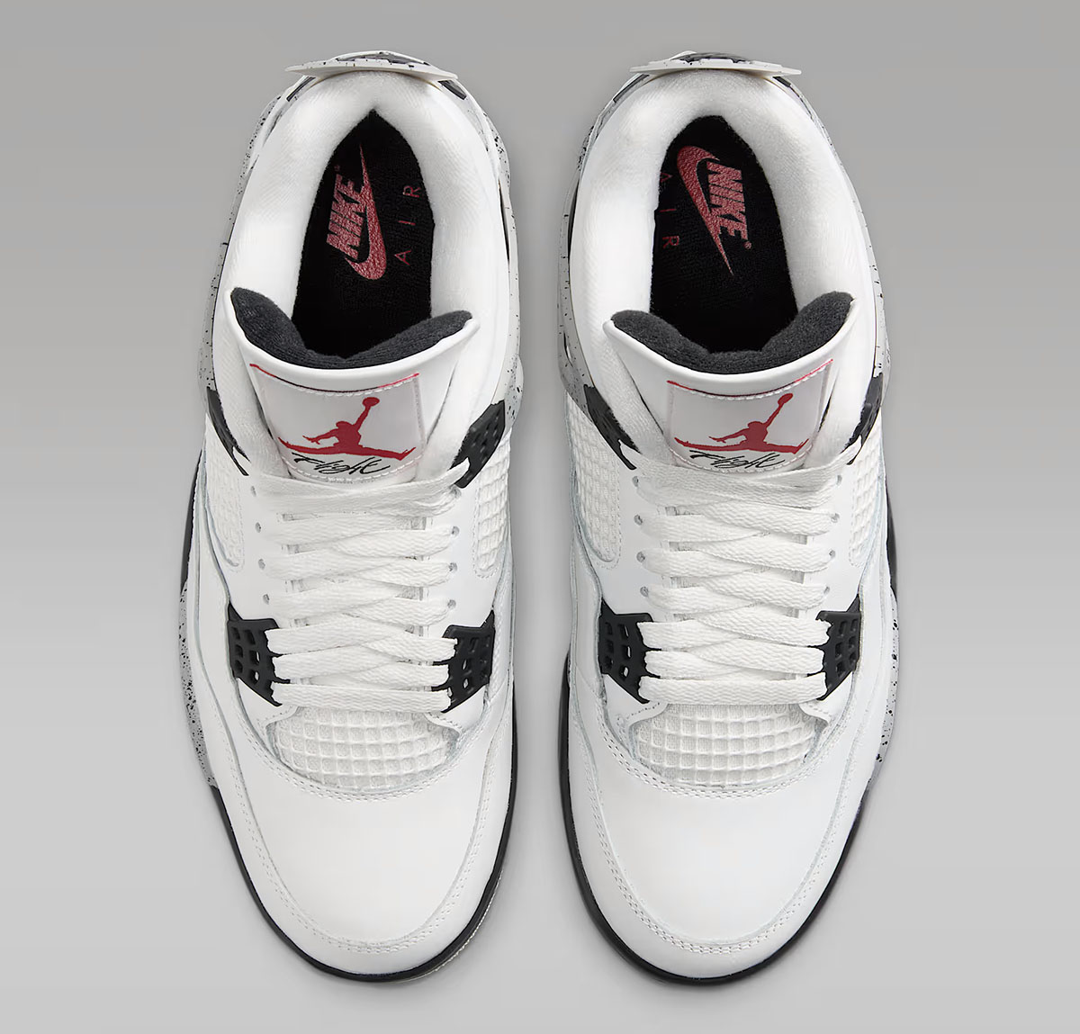 Air Jordan 4 White Cement Mens Shoes Sneakers FV5029-100-04