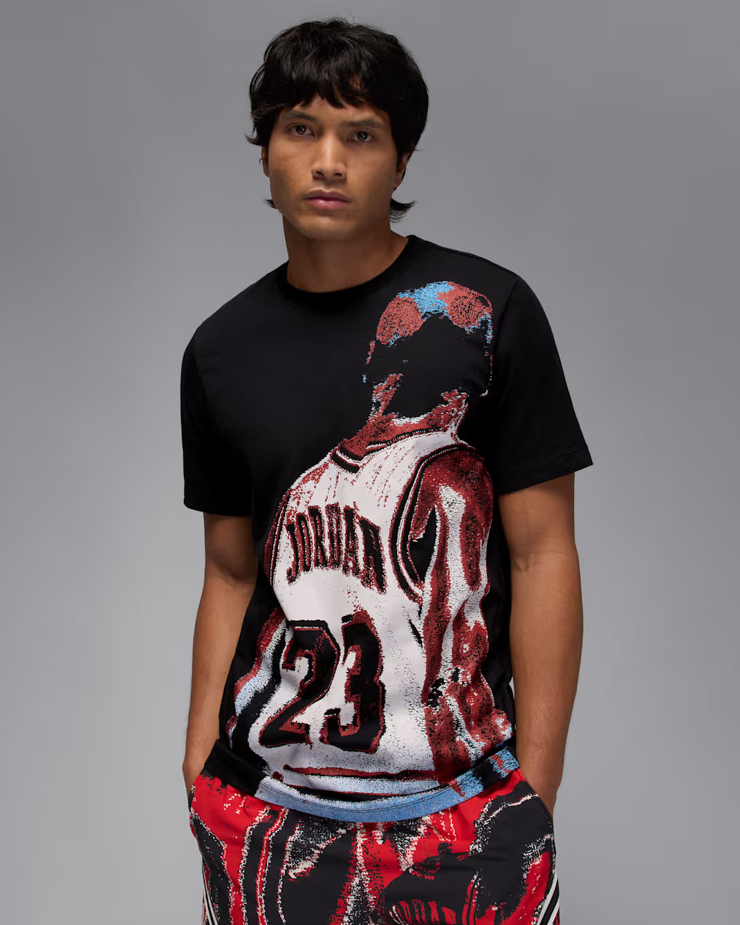 Air Jordan 40 Chicago Mens T Shirt Black 1