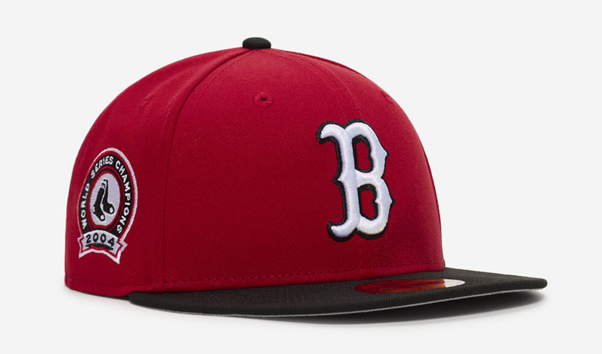 Air-Jordan-5-Fire-Red-Black-Tongue-2025-Boston-Red-Sox-New-Era-59FIFTY-Hat-Fitted-Cap