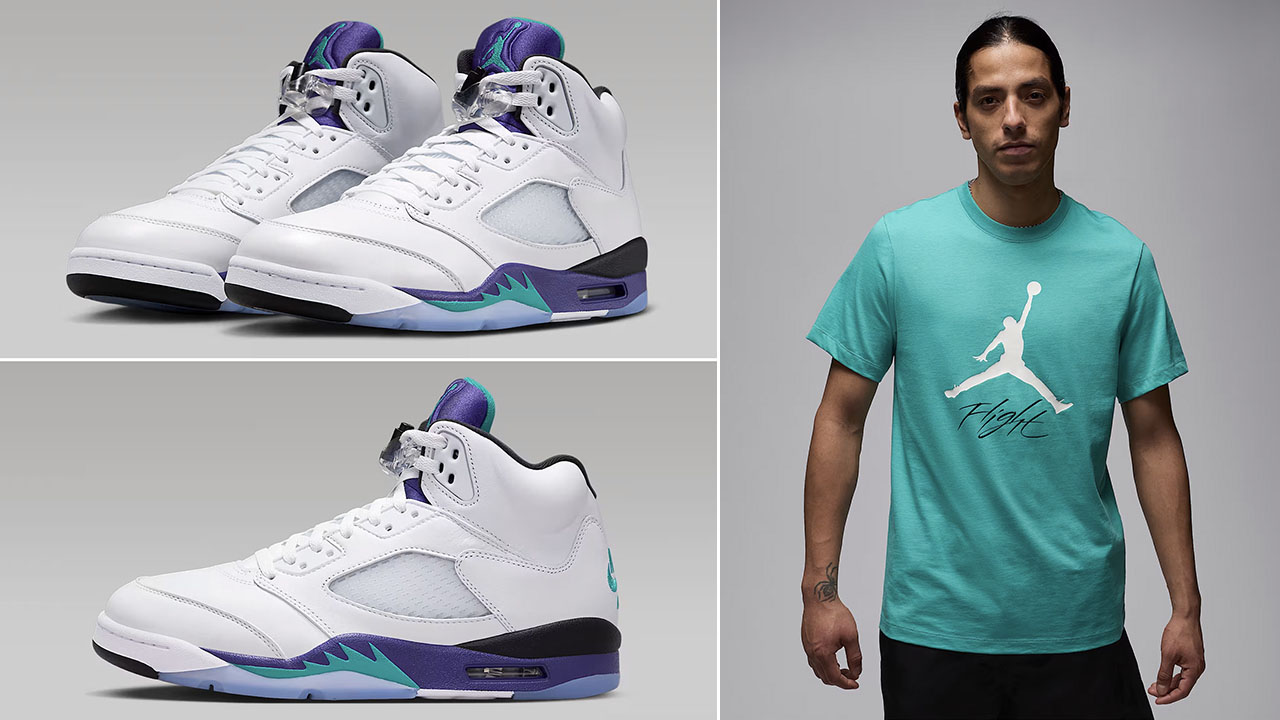 Air-Jordan-5-Grape-2025-Sneakers-x-Jordan-Jumpman-Air-T-Shirt