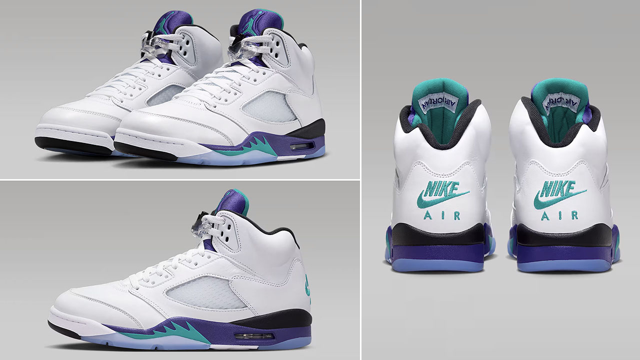 Air Jordan 5 Grape 2025 Sneakers