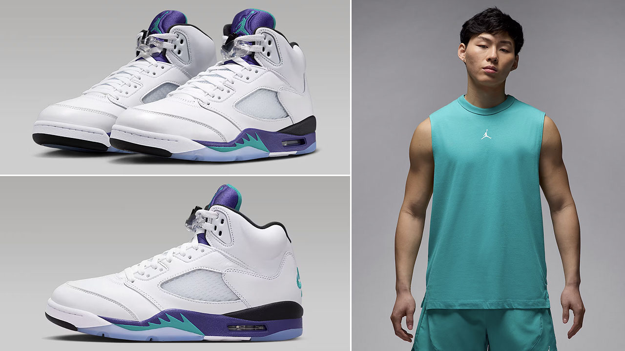 Air Jordan 5 Grape 2025 x Jordan Dri Fit Sport Sleeveless Top