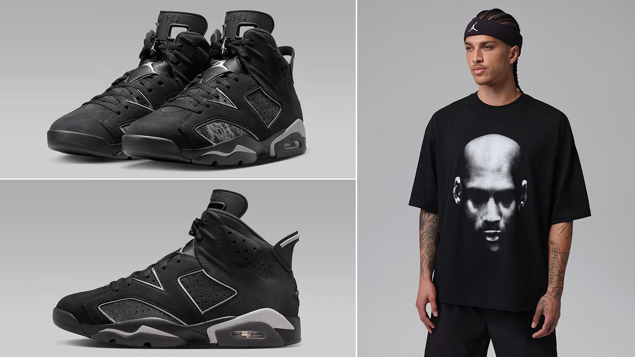 Air Jordan 6 Cap and Gown x Jordan Dri-FIT Sport Men's Graphic T-Shirt to Match Sneakers