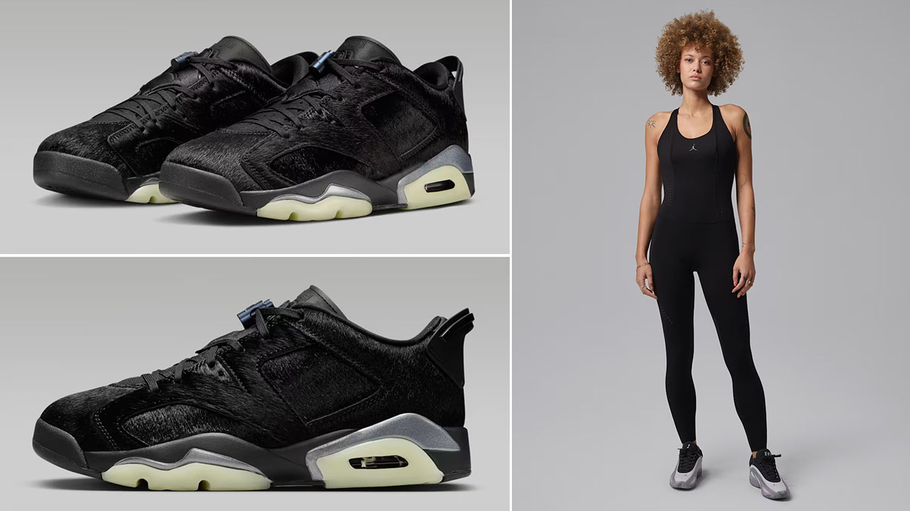 Air Jordan 6 Low Blackout x Jordan Sport Flightweight Women's Jumpsuit