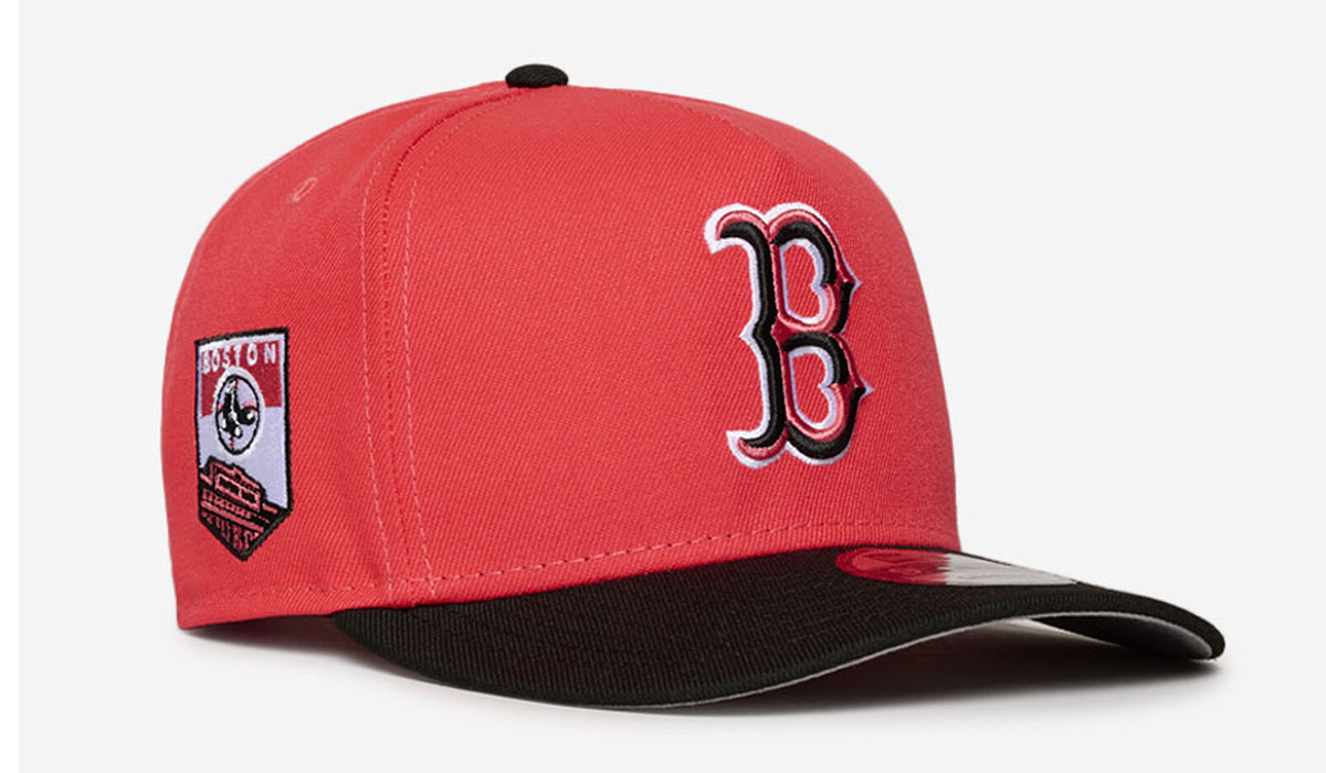 Air Jordan 6 Reverse Infrared Hat New Era Boston Red Sox A Frame Snapback Cap