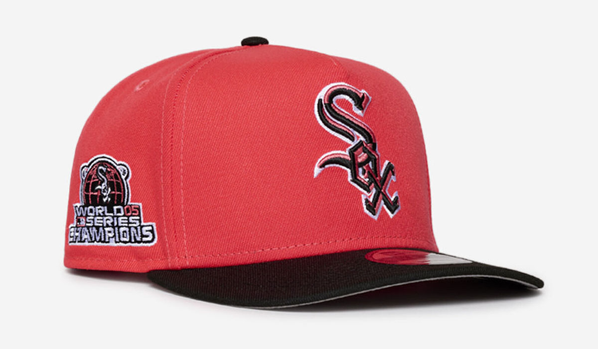 Air Jordan 6 Reverse Infrared Hat New Era Chicago White Sox A Frame Snapback Cap