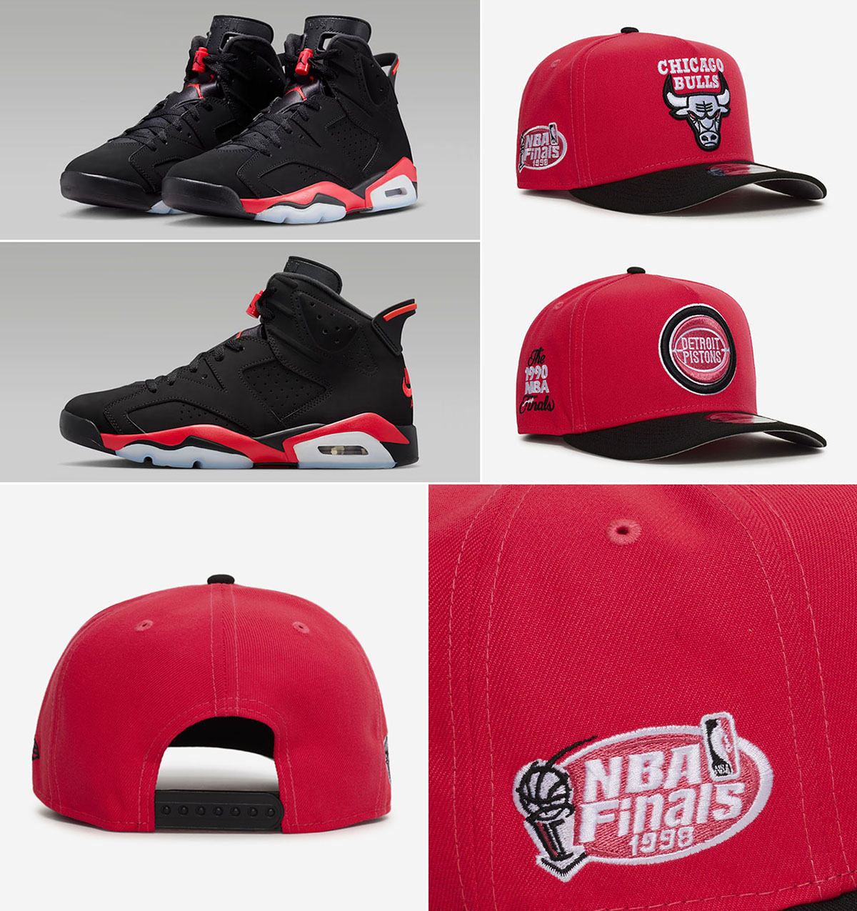 Air Jordan 6 Reverse Infrared Salesman 2026 New Era NBA A Frame Hats Snapback Caps