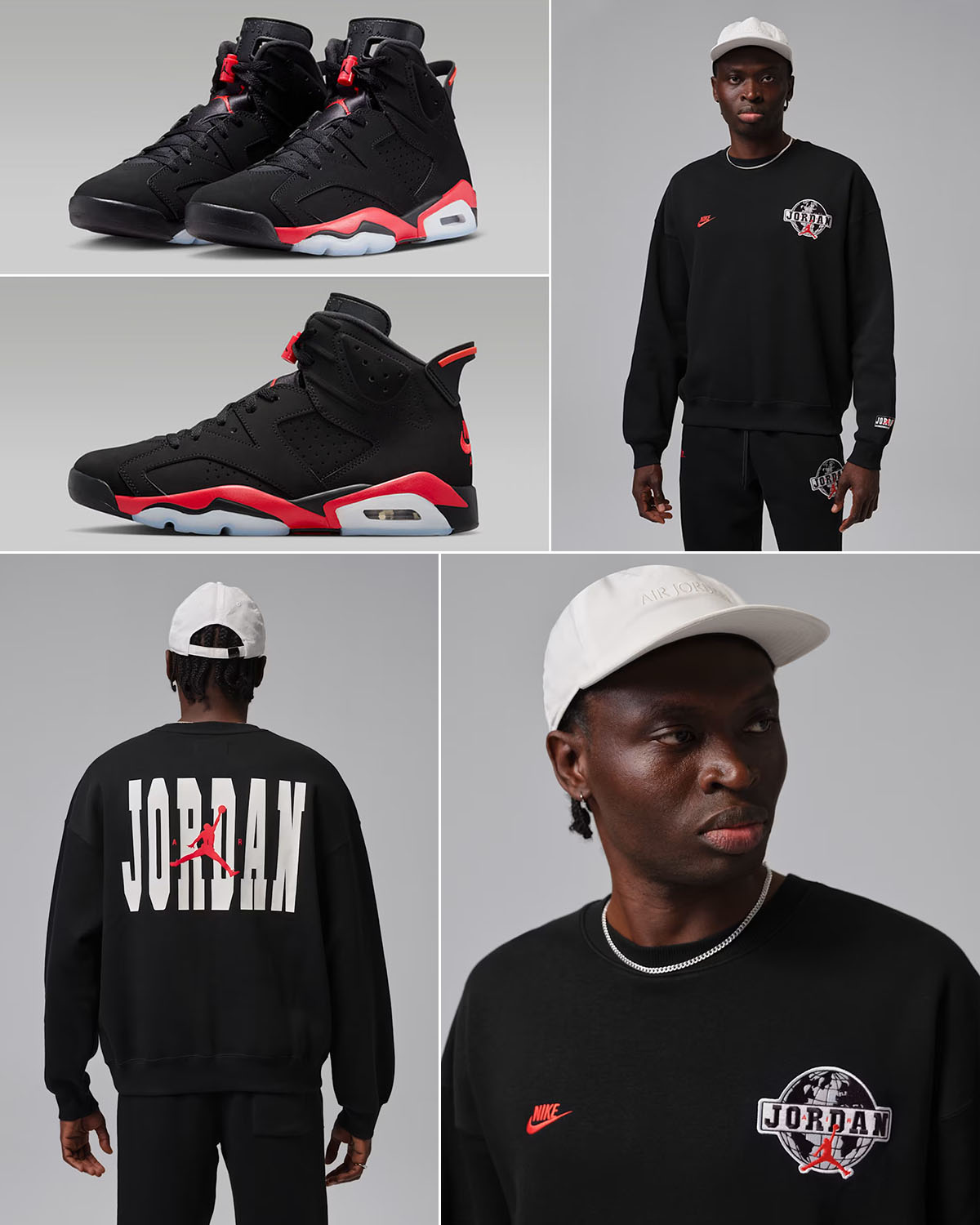 Air Jordan 6 Reverse Infrared Salesman Worldwide Sweatshirt