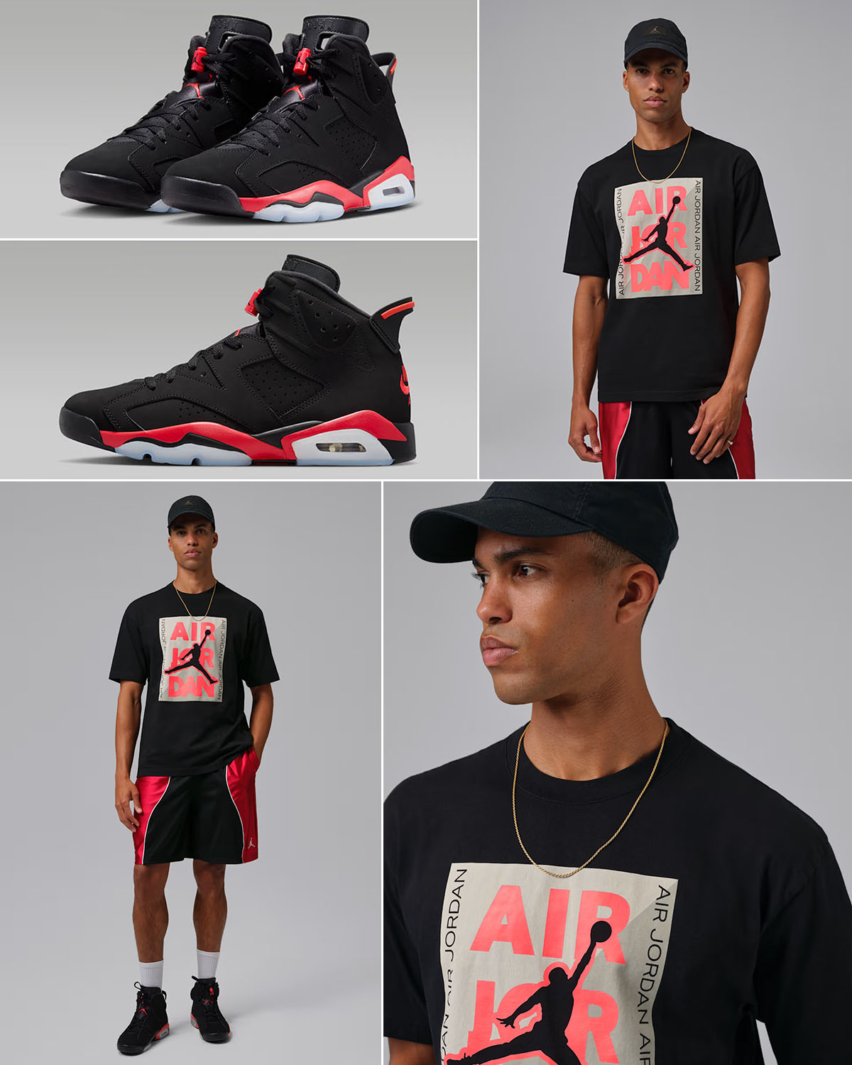 Air Jordan 6 Reverse Infrared + Jordan Graphic Box T Shirt