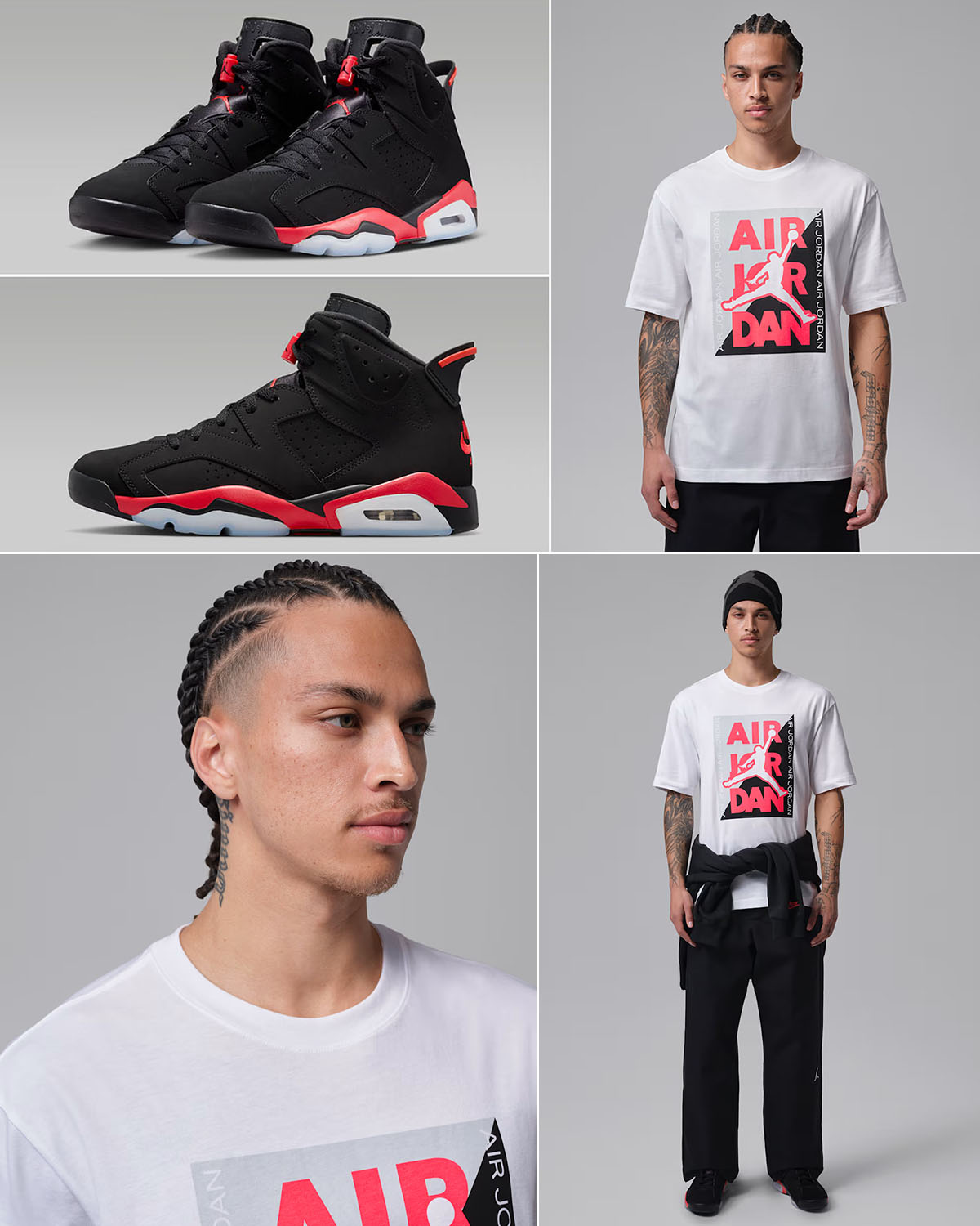 white infrared 6s outfit