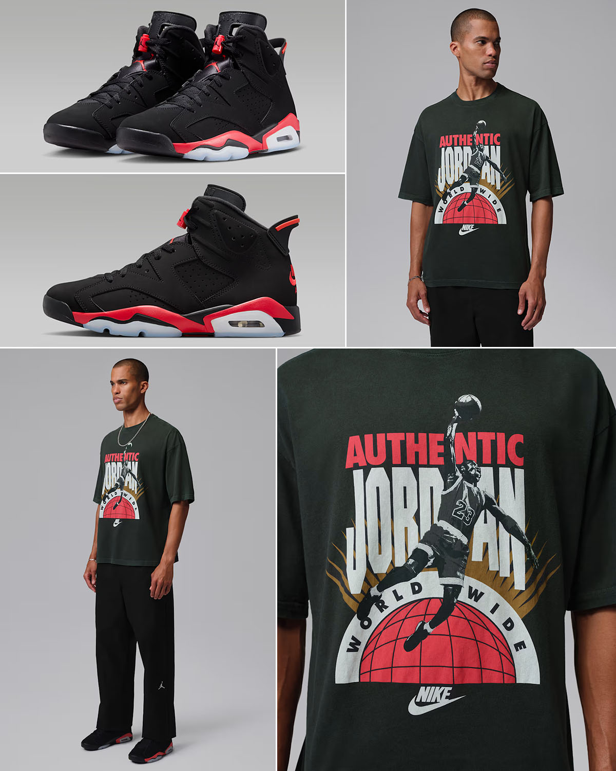 Jordan 6 Reverse Infrared + Jordan Oversized Reissue T Shirt