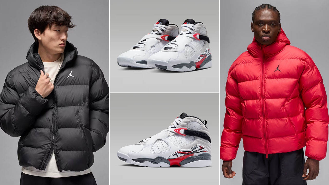 Air Jordan 8 Bugs Bunny 2025 Jordan Brooklyn Puffer Jacket
