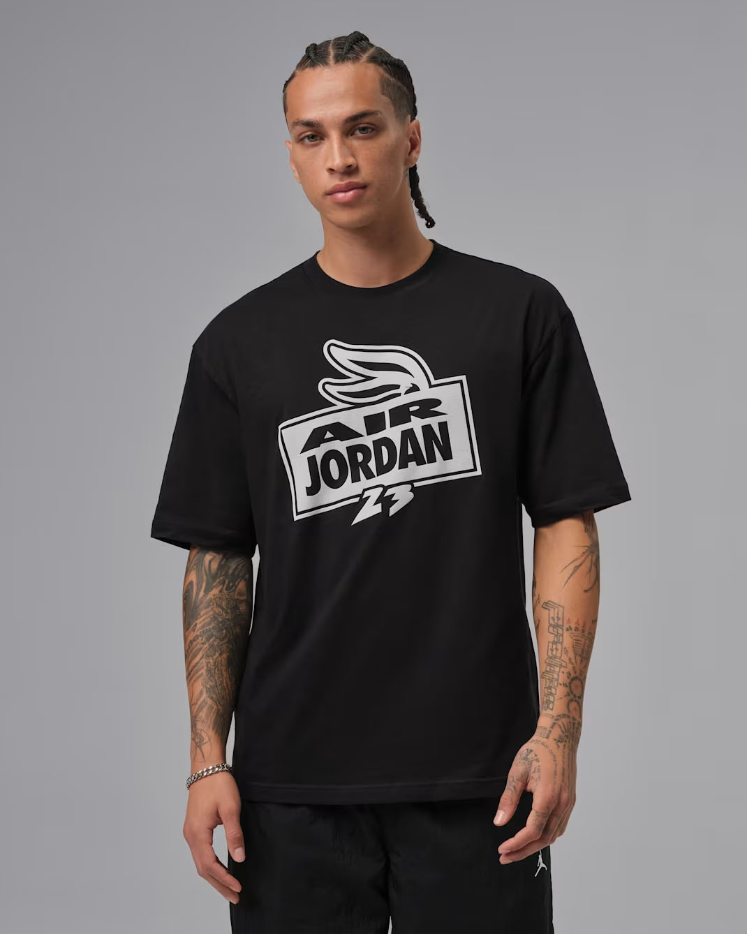 Air Jordan 8 Bugs Bunny 2025 Mens T Shirt Black 1