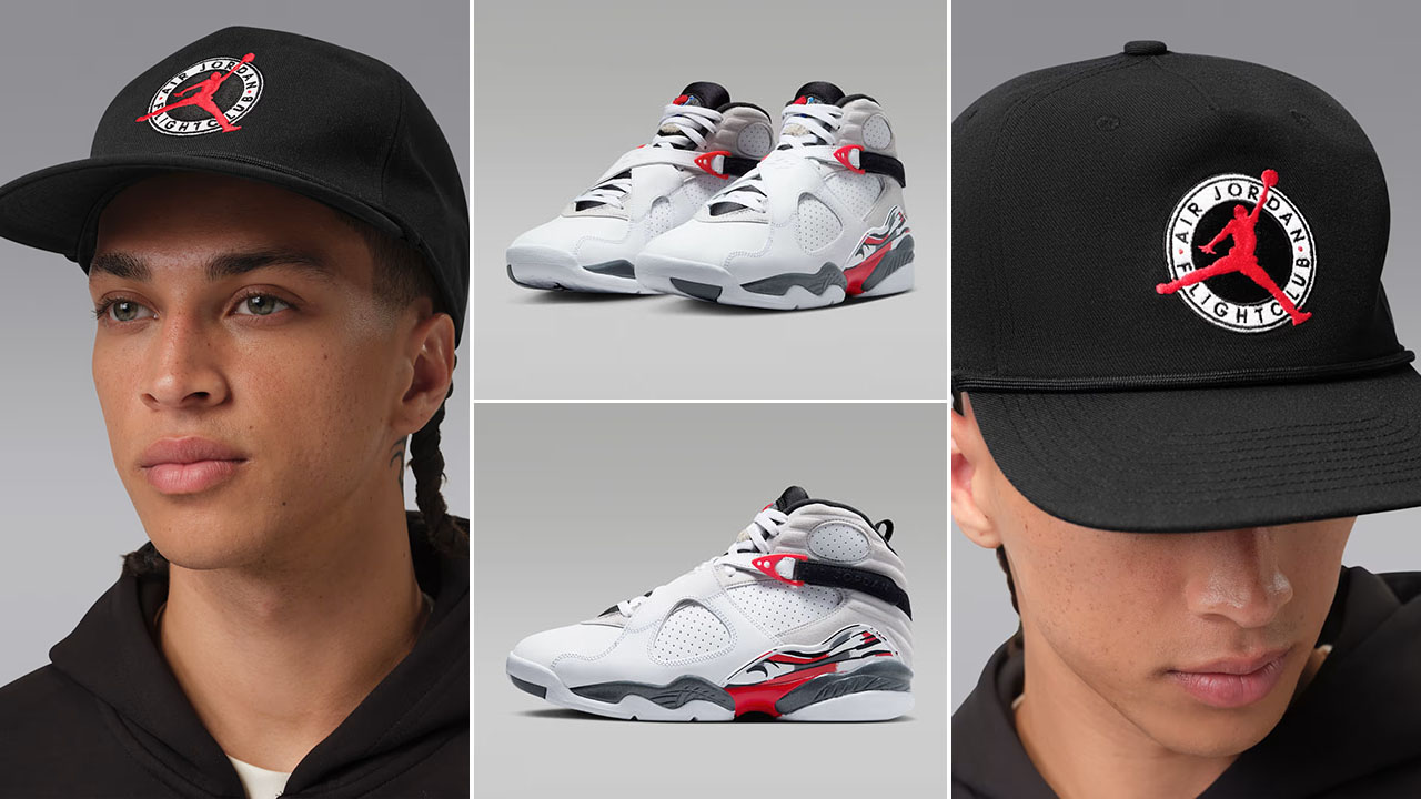 Air Jordan 8 Bugs Bunny 2025 x Jordan Flight Club Pro Flat Bill Hat