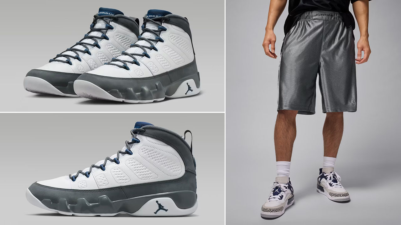 Air Jordan 9 Flint Grey 2026 x Jordan Brooklyn Mens Cat Scratch Shorts