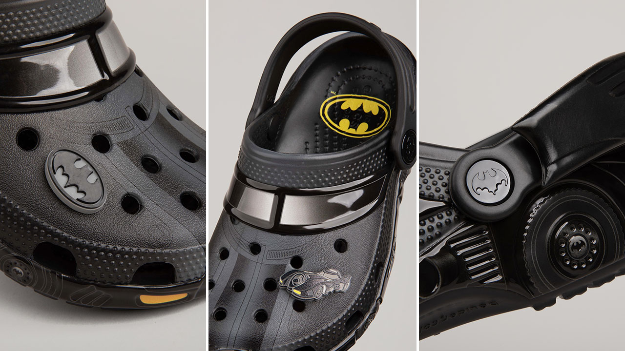 CROCS Batman コラボ Classic クロッグサンダル DC Comics Batman x Crocs Batmobile Classic Clog - Black