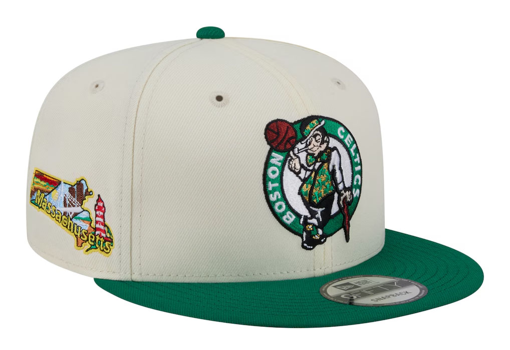Boston Celtics New Era Injection Localized 9FIFTY Snapback Hat 2