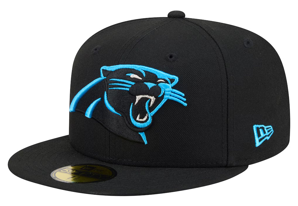 Carolina Panthers New Era 59FIFTY Fitted Hat Black