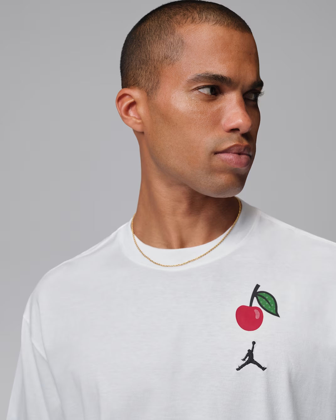 Jordan 1985 Cherry Red Mens T Shirt White 3