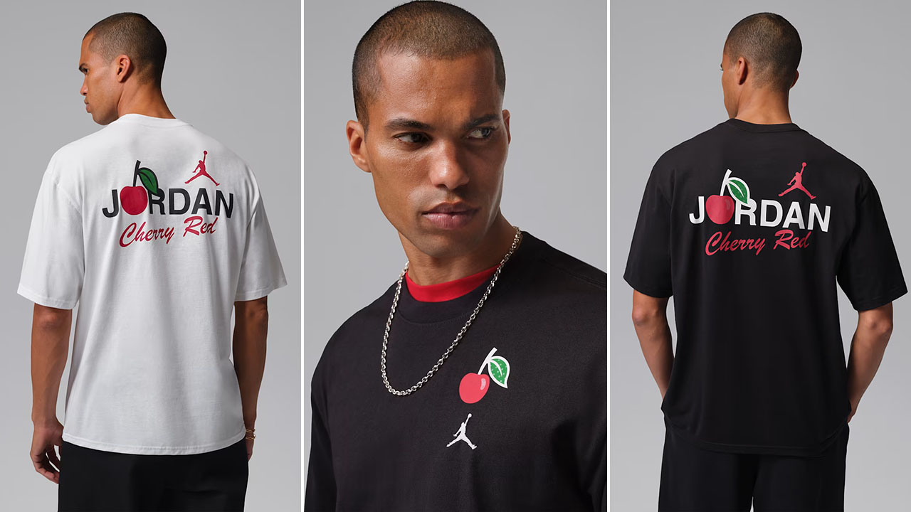 Jordan 1985 Cherry Red Mens T Shirt