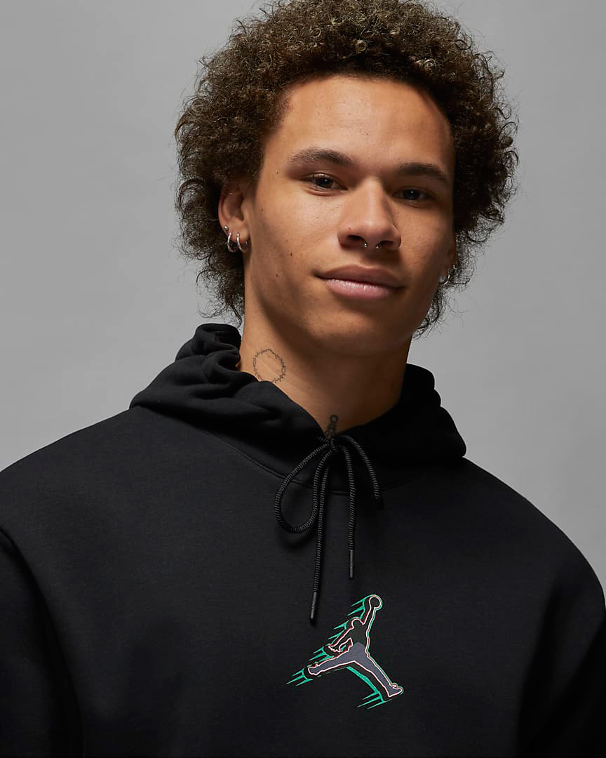 jordan black cat hoodie
