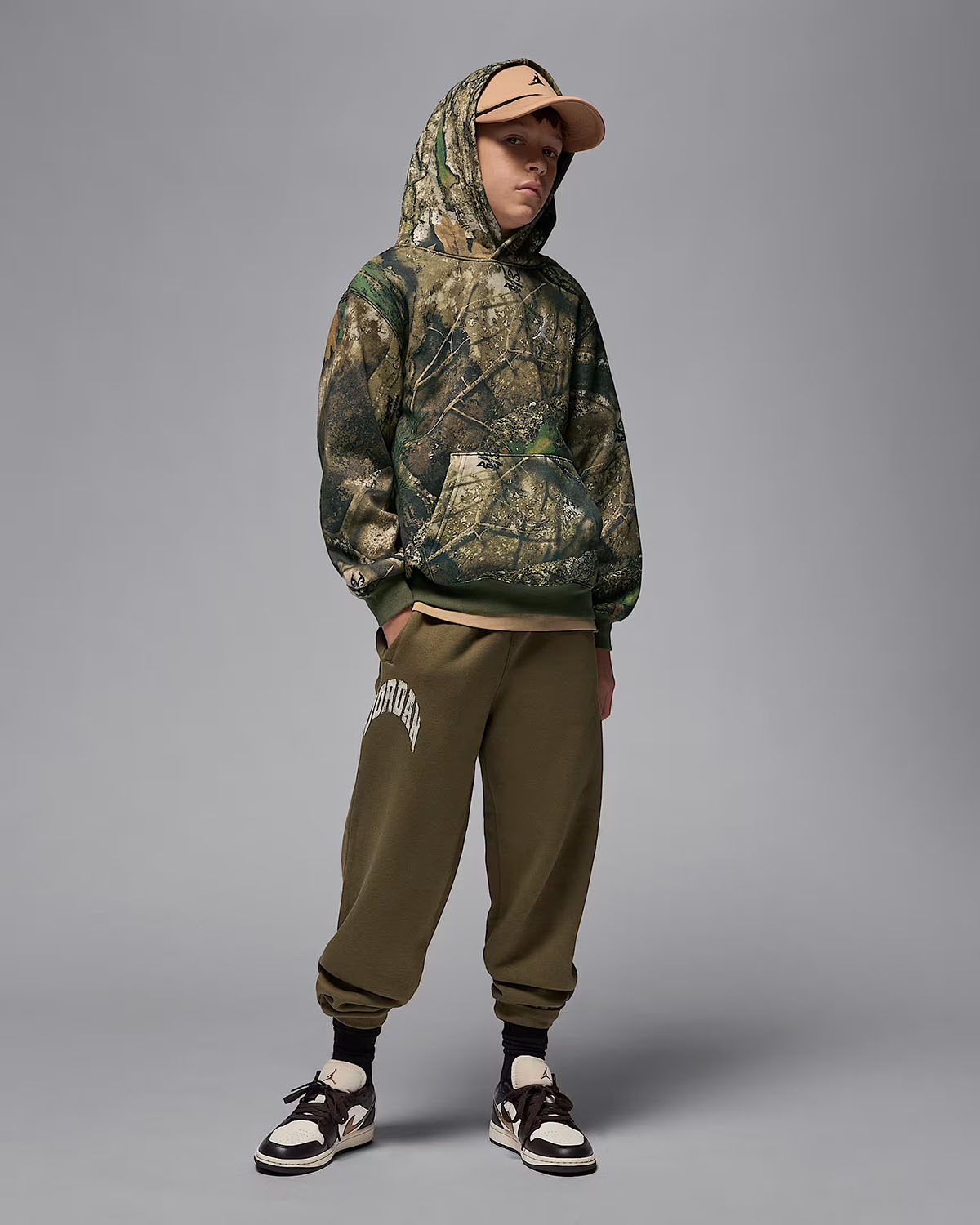 Jordan Big Kids Realtree Camo Hoodie Outfit