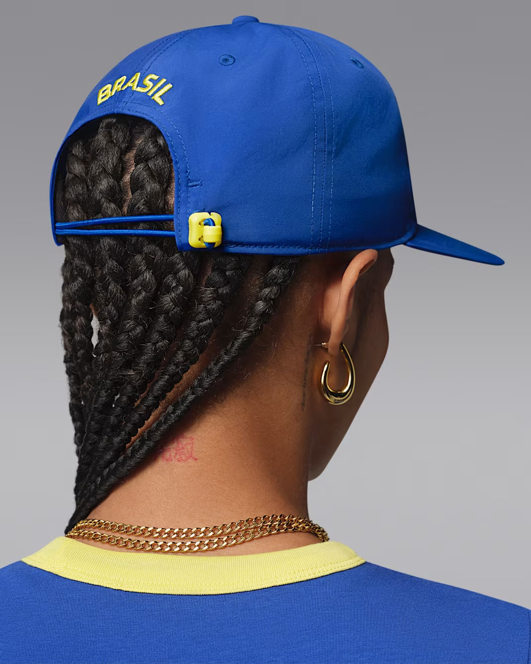 Jordan Brazil Pro Unstructured Flat Bill Hat Royal Blue 2