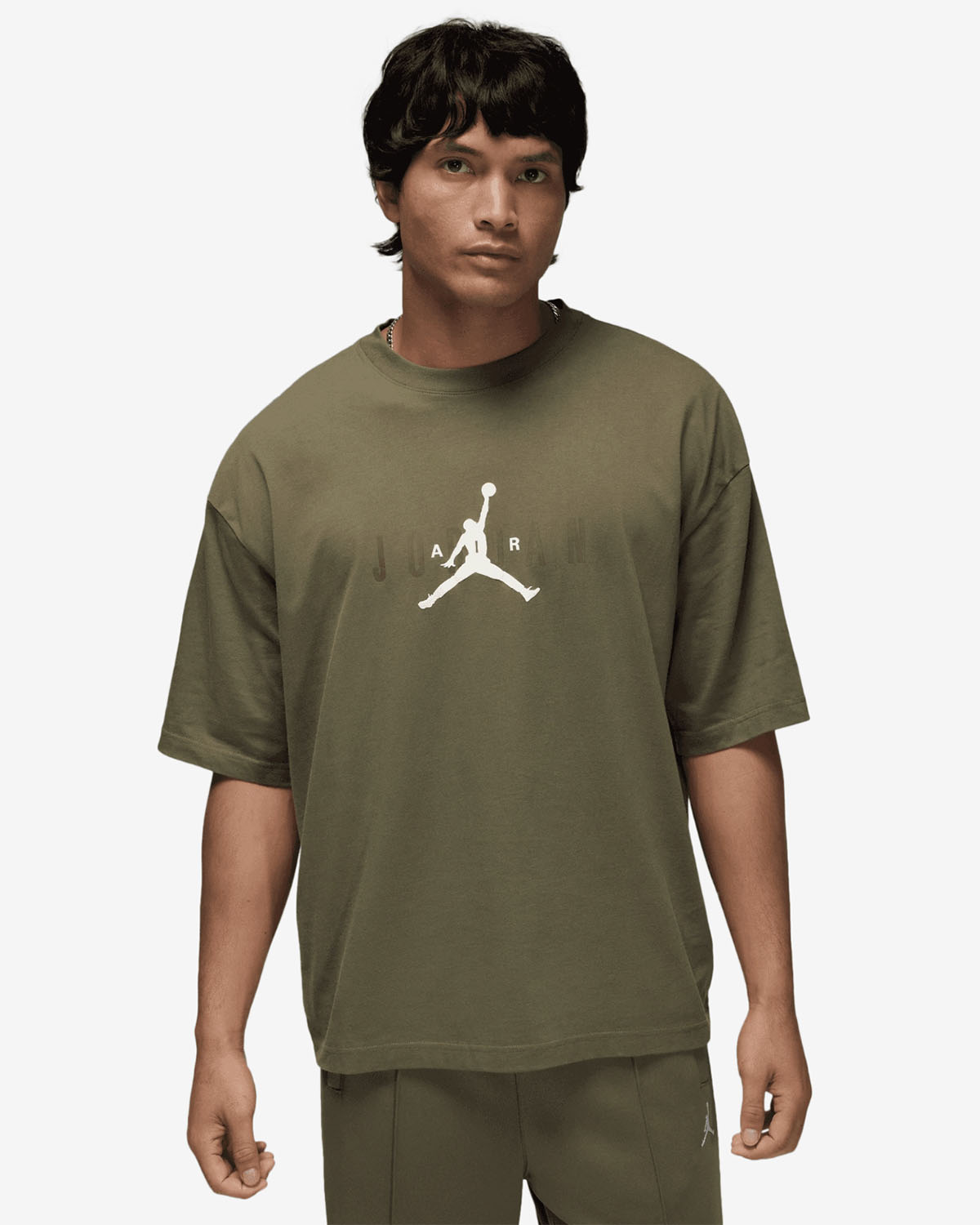 Jordan-Brooklyn-Air-Mens-Oversized-T-Shirt-Medium-Olive-1