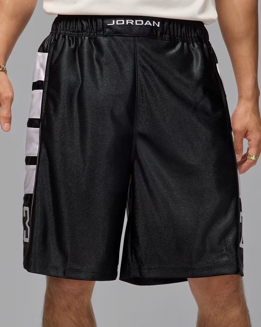 Jordan Brooklyn Cat Scratch Men's Shorts Black White Black