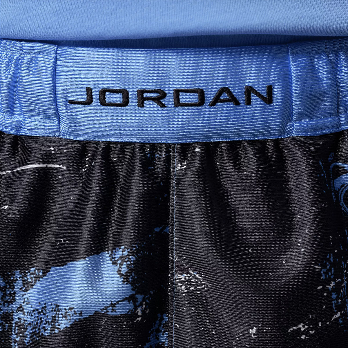Jordan Brooklyn Cat Scratch Mens Shorts University Blue Black 3