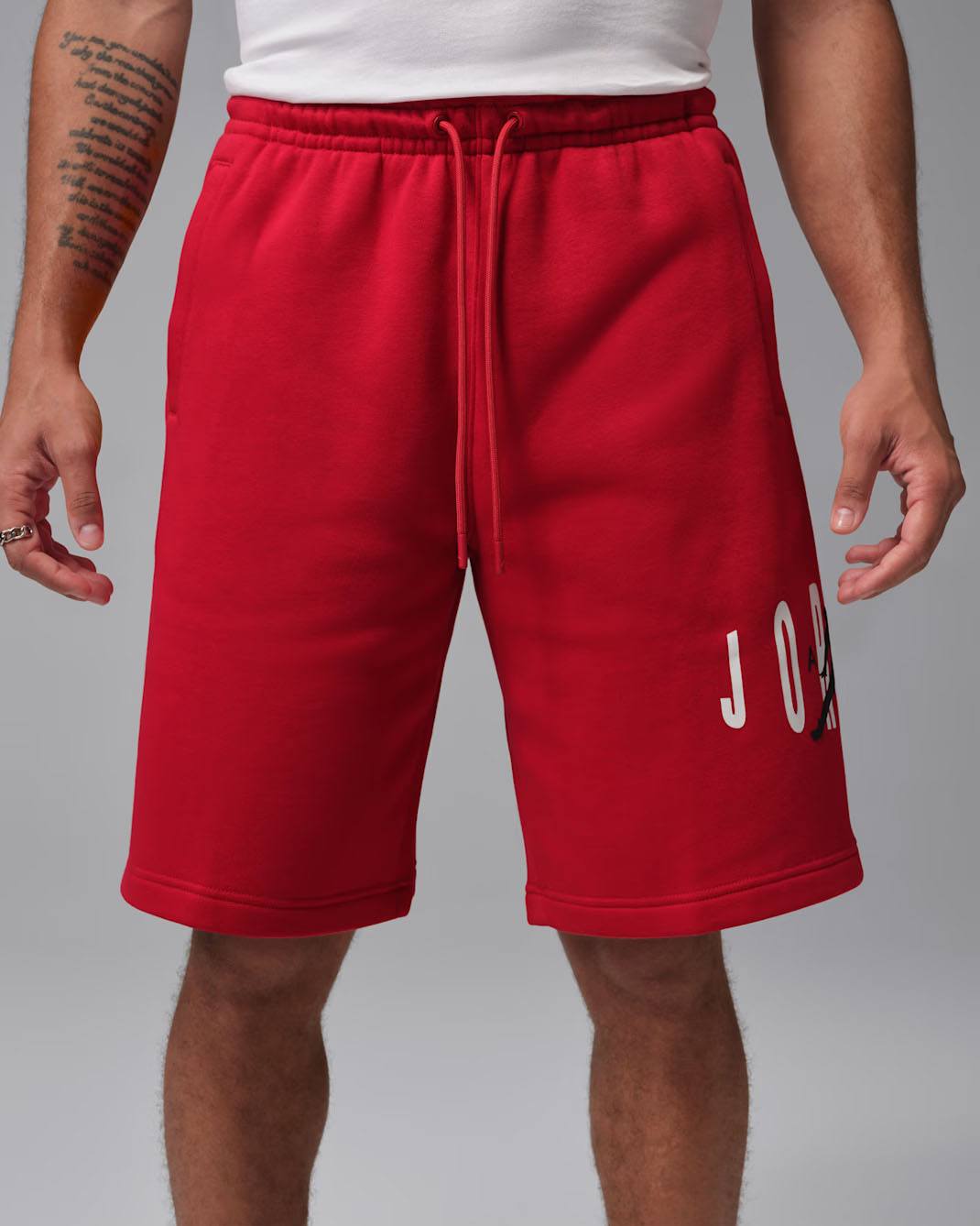 Jordan-Brooklyn-Fleece-Mens-Shorts-Gym-Red-Black-White-1