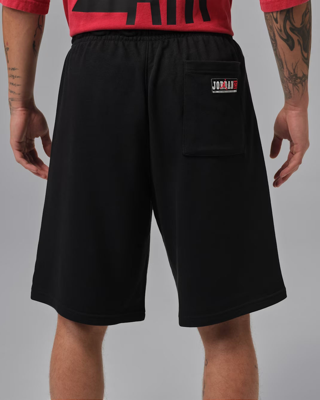 Jordan-Brooklyn-Fleece-Mens-Worldwide-Shorts-Black-White-Chili-Red-2