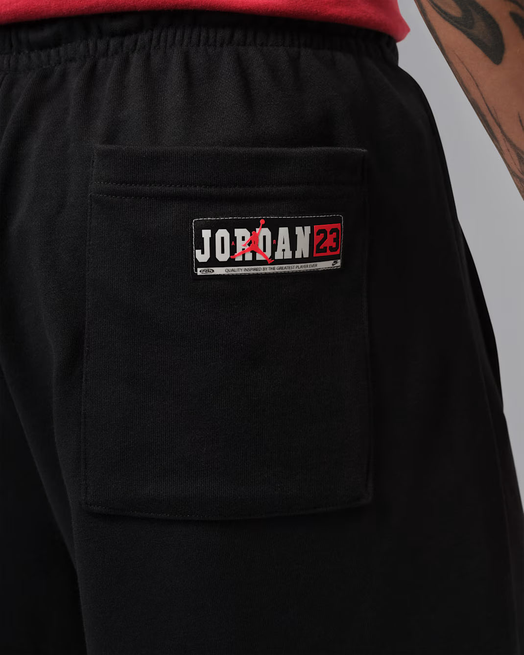 Jordan-Brooklyn-Fleece-Mens-Worldwide-Shorts-Black-White-Chili-Red-5