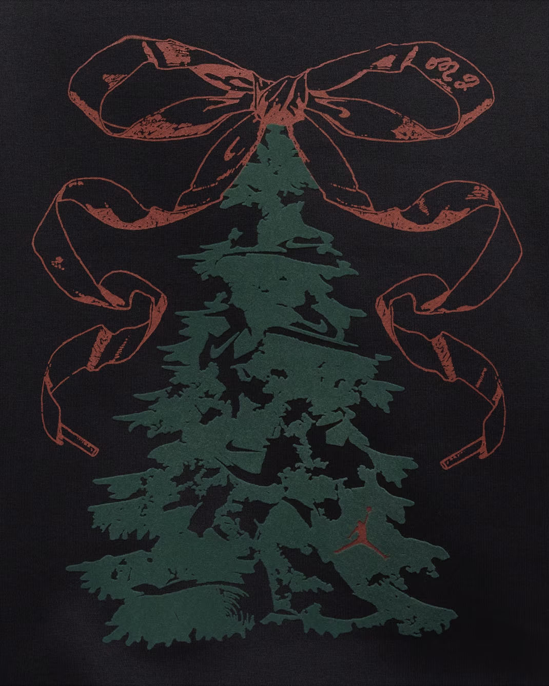 Jordan Brooklyn Fleece Womens Holiday Tree 2025 Sweatshirt Black 4