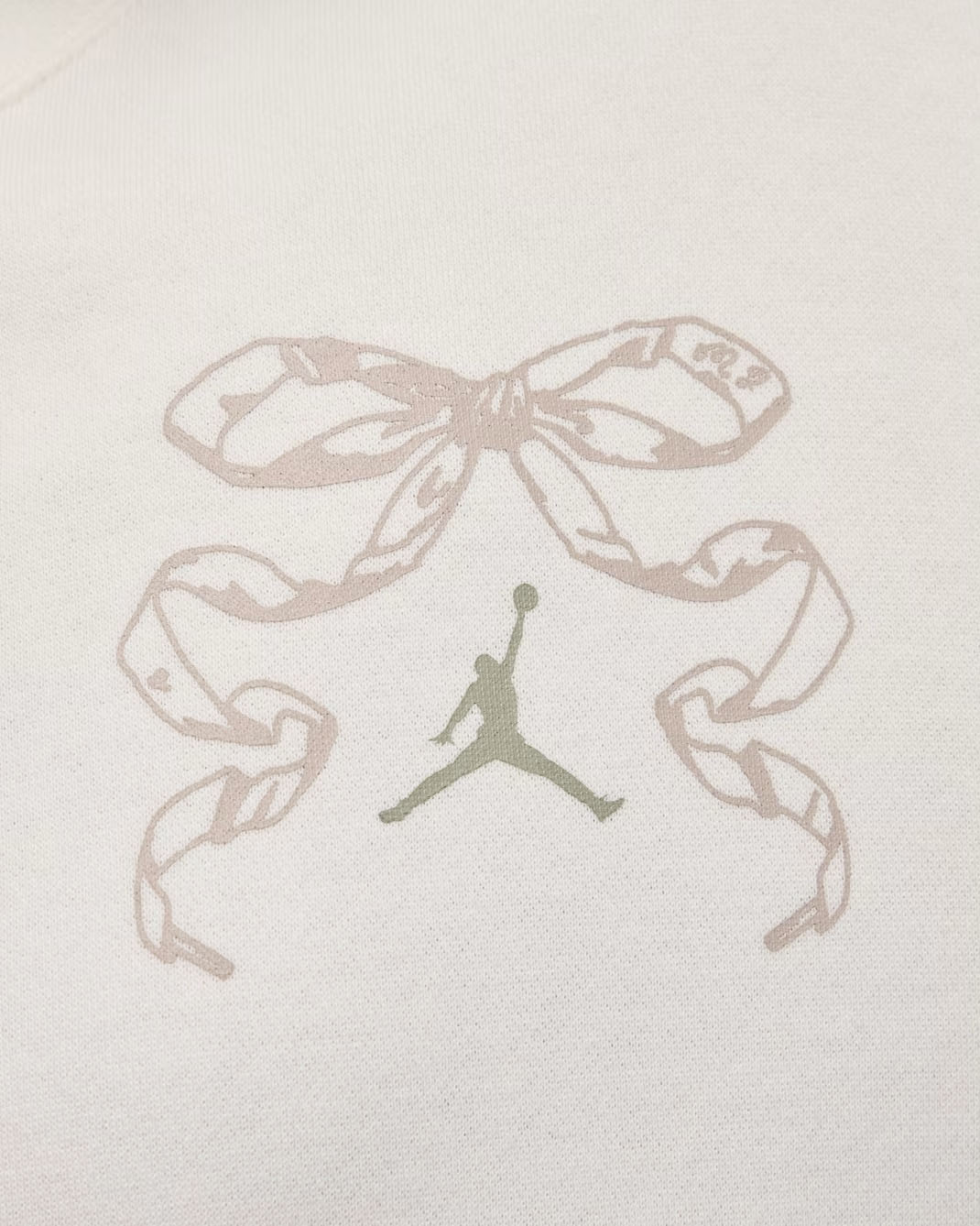 Jordan Brooklyn Fleece Womens Holiday Tree 2025 Sweatshirt Sail 3